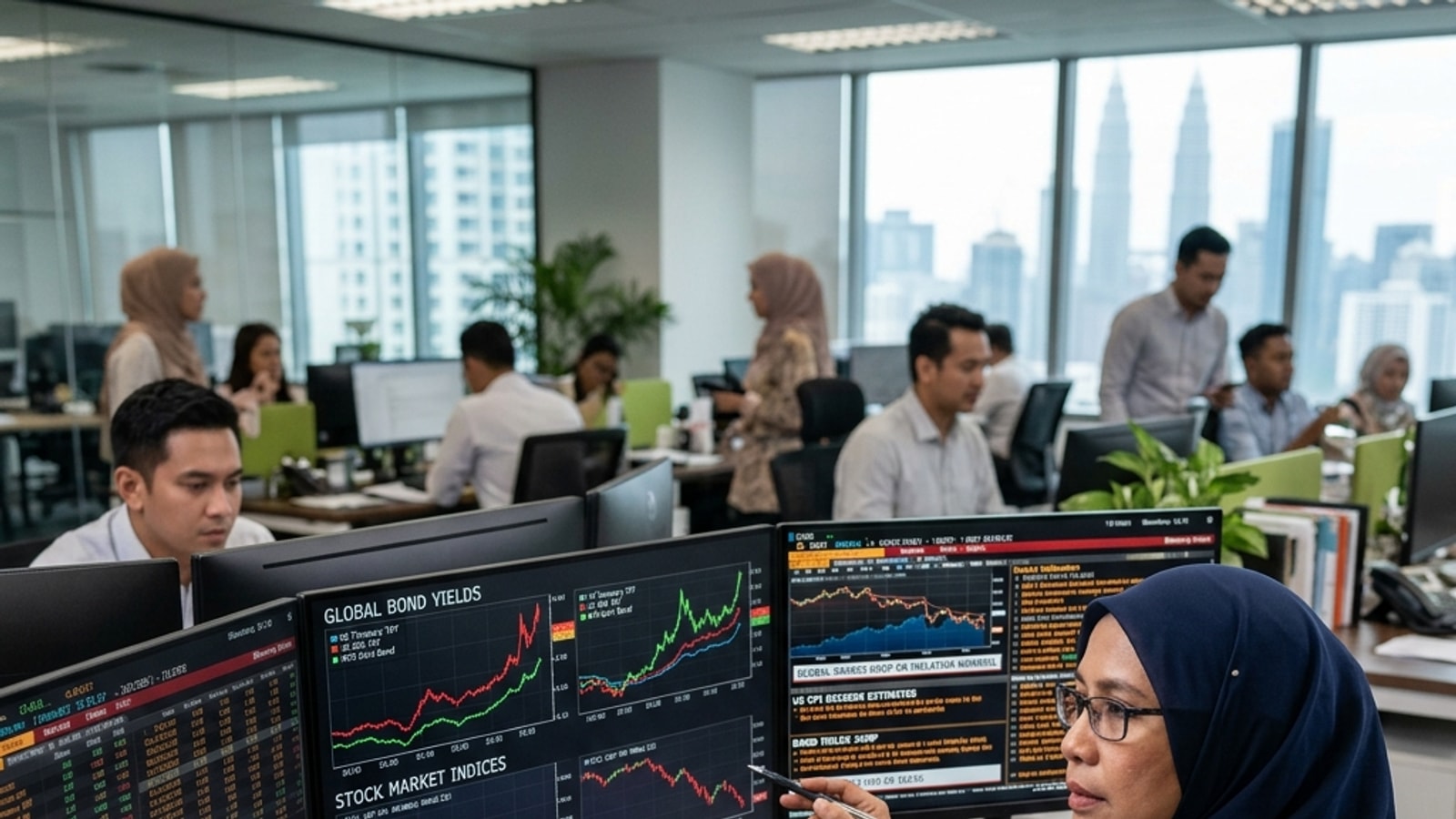Global shares drop as bond yields jump on inflation worries: 马来西亚企业影响